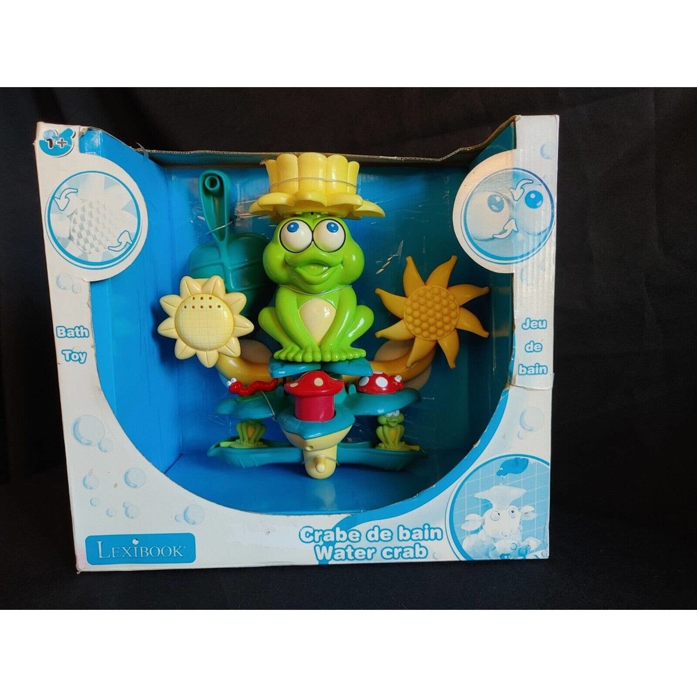 Lexibook Water Frog Bath Toy Mushroom Wheels